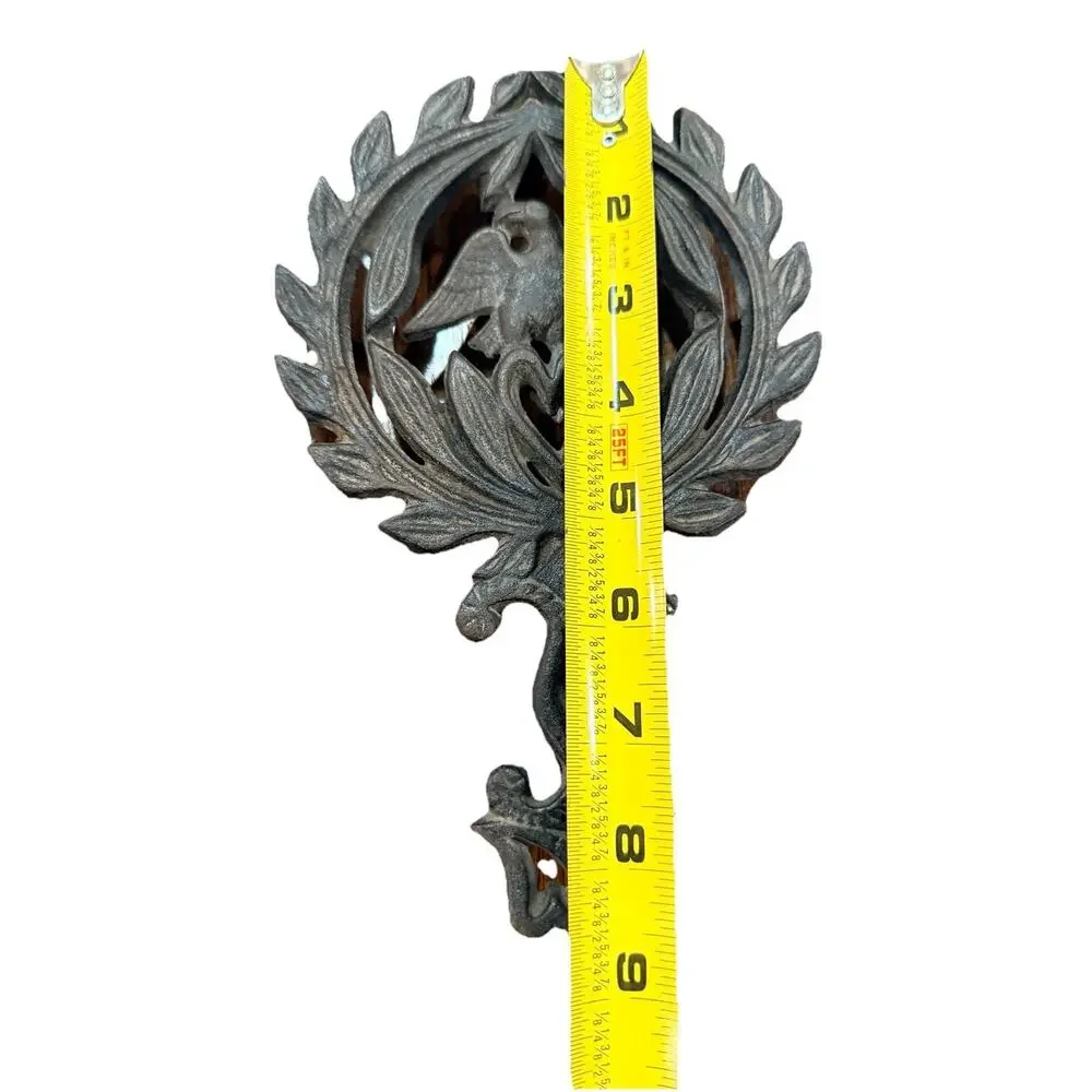 Vintage Trivet Cast Iron American Eagle Design